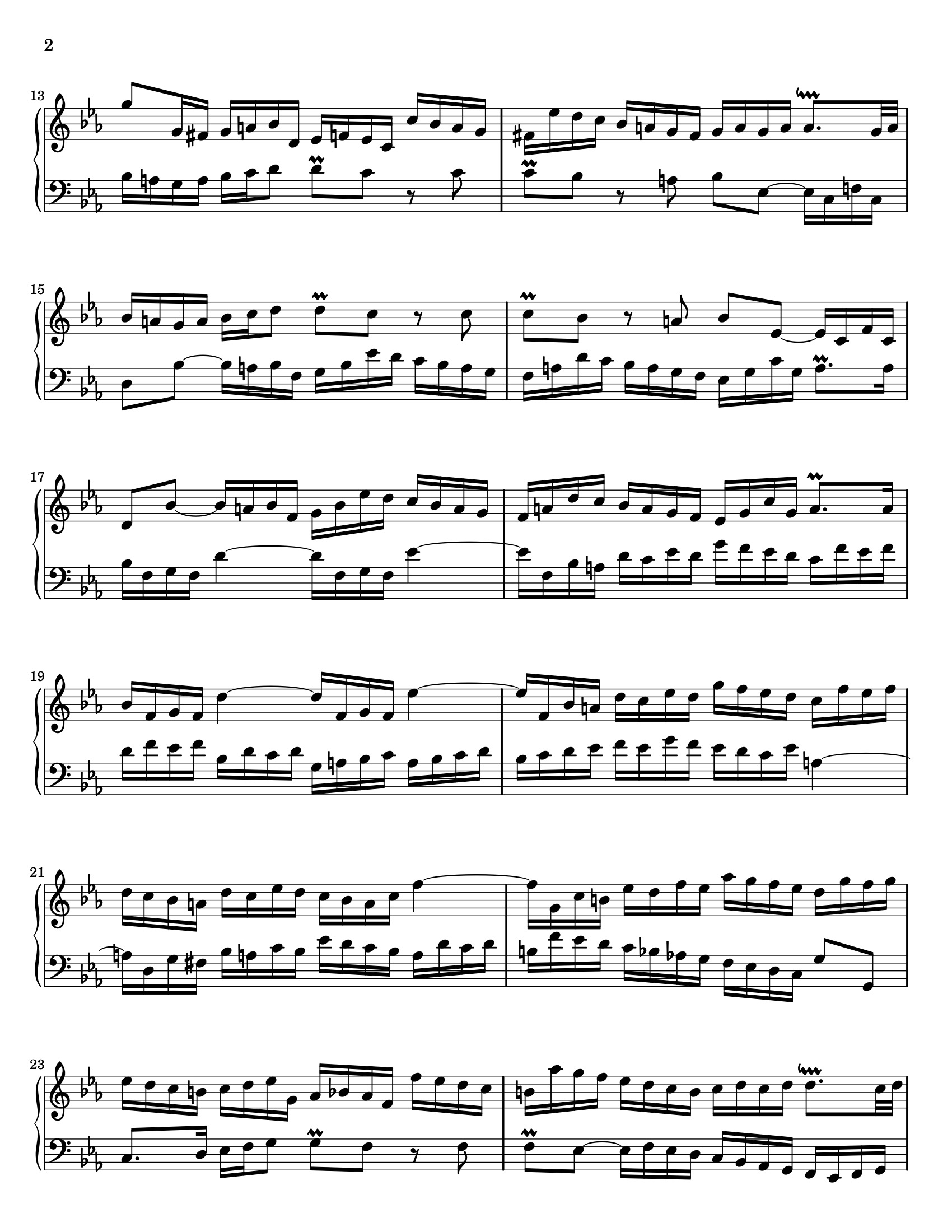 Invention No. 2 sheet music — page 2