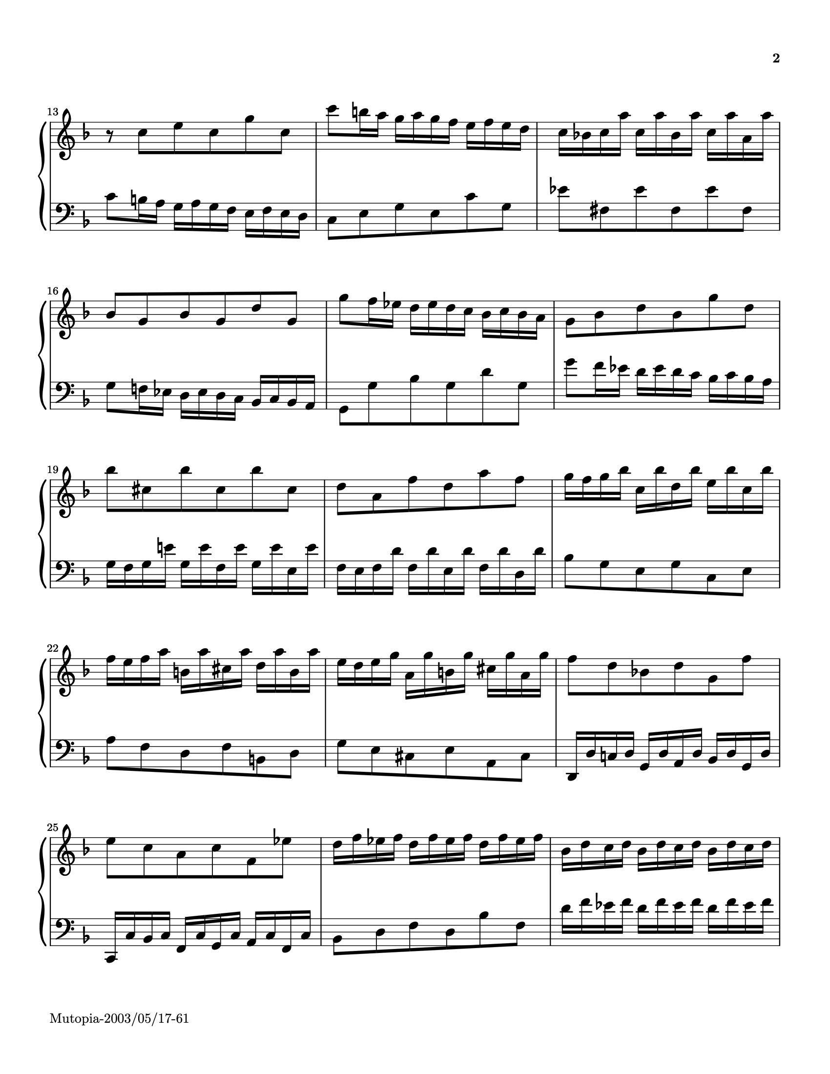 Invention No. 8 sheet music — page 2