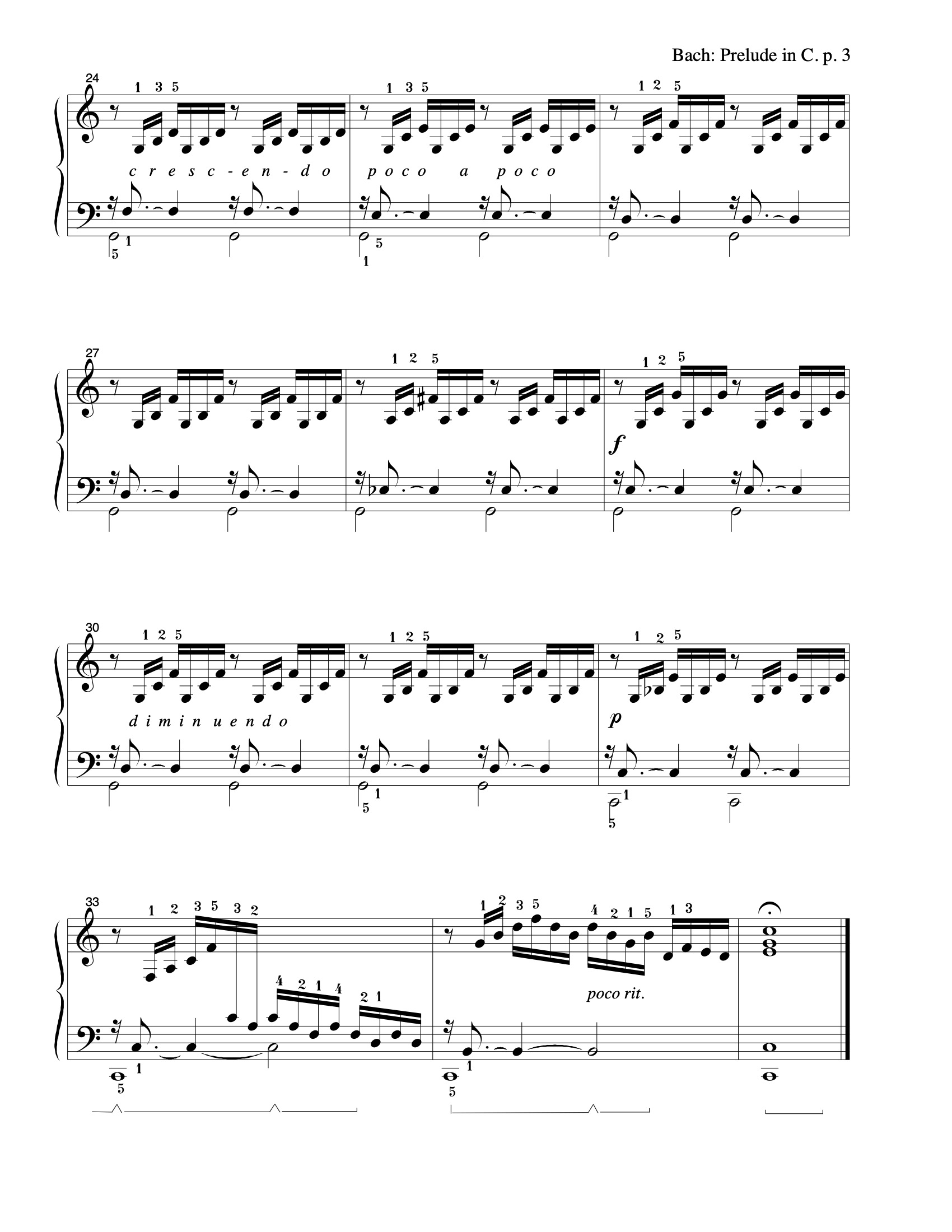 Prelude I in C sheet music — page 3