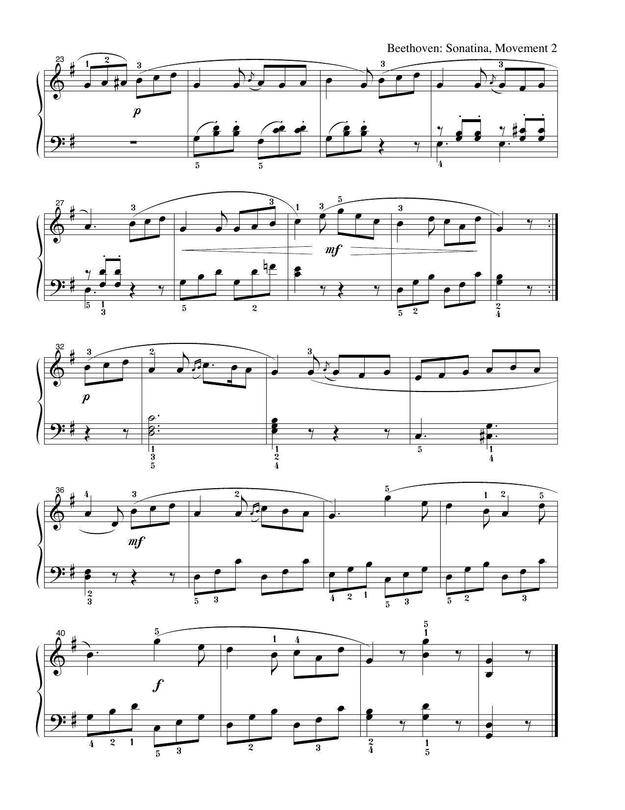 Romanze sheet music — page 2
