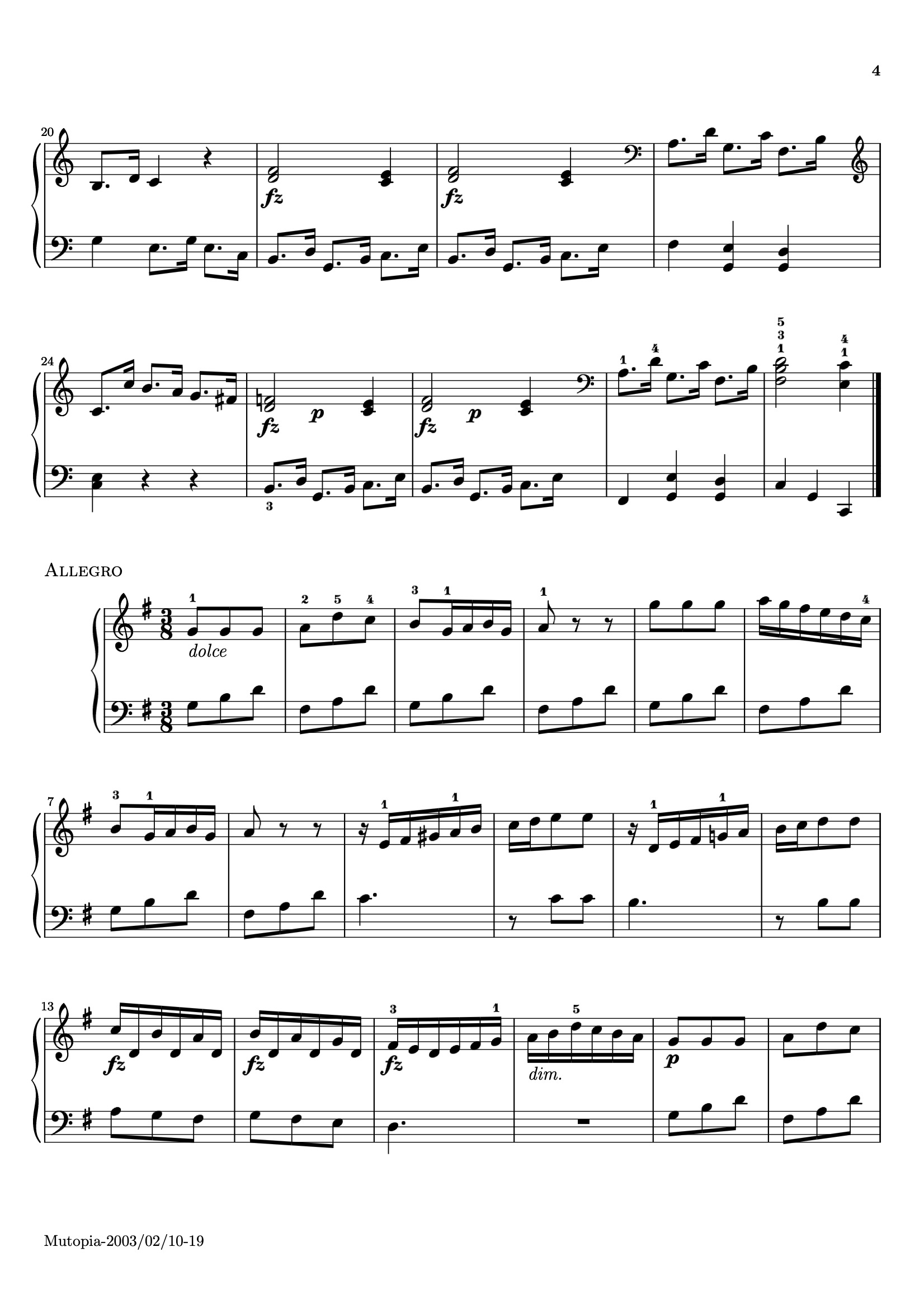 Sonatina Op. 36, No. 2 sheet music — Movement III