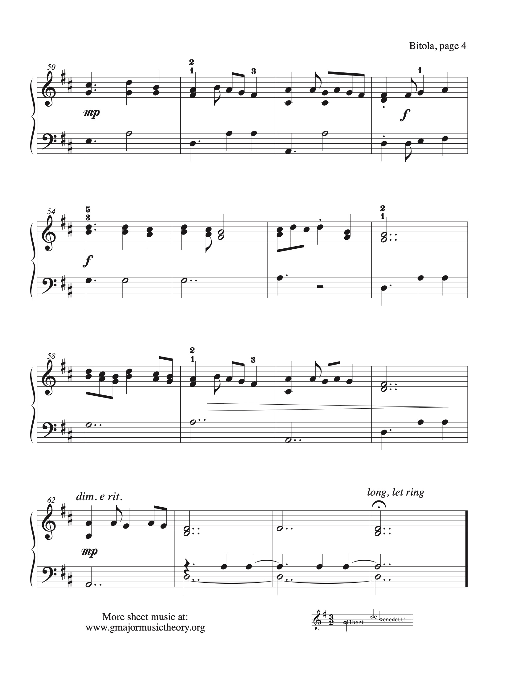 Bitola sheet music — page 4